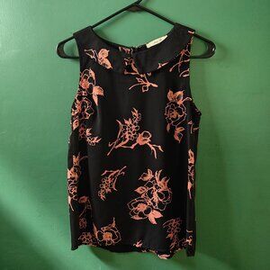 Jessy A Black and Pink Tank Top